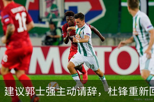建议郭士强主动请辞，杜锋重新回归国家队担任主教练